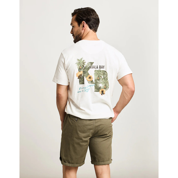 Camiseta Manga Corta Beige - Arrento