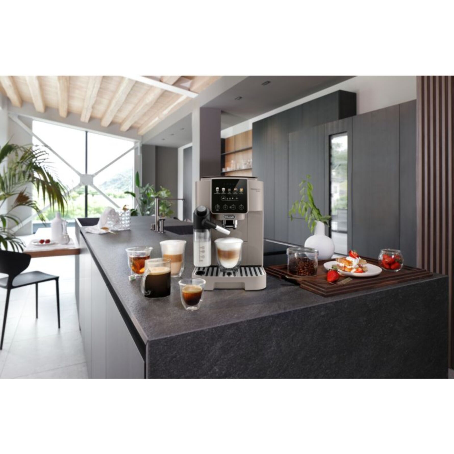 Expresso Broyeur DELONGHI FEB2291.BG Magnifica Start Pop Latte Beige