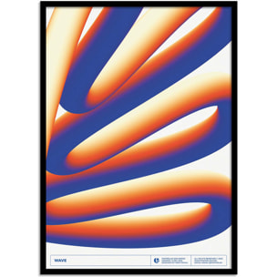 Affiche - Blue wave - Posterlad