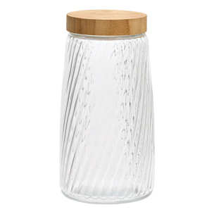 Bocal Striva rond 2,1L transparent