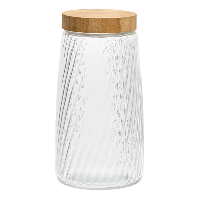 Bocal Striva rond 2,1L transparent