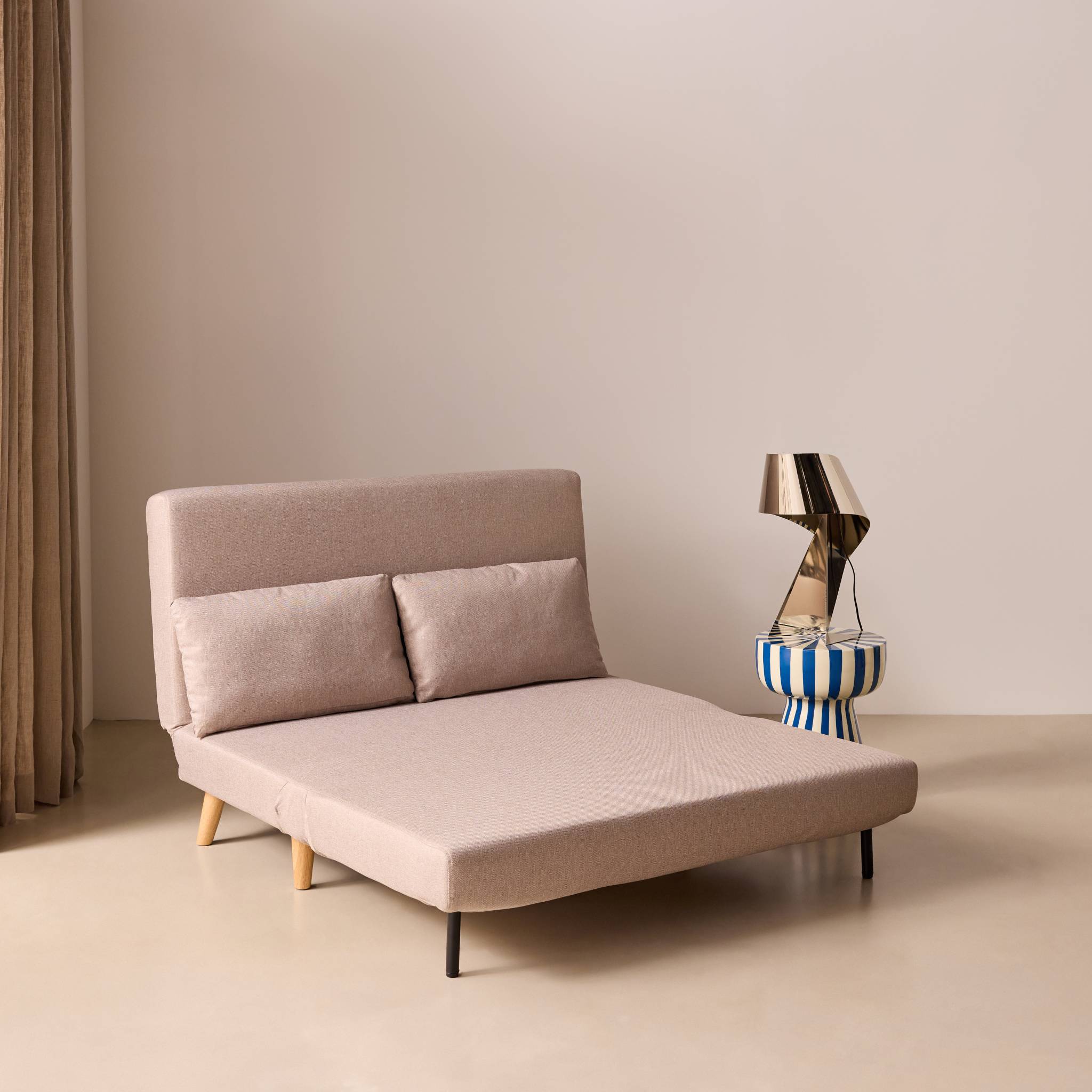 Canapé convertible 2 places tissu GUESTA