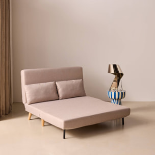 Canapé convertible 2 places tissu GUESTA