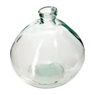 Vase rond "Uly" en verre recyclé D23cm