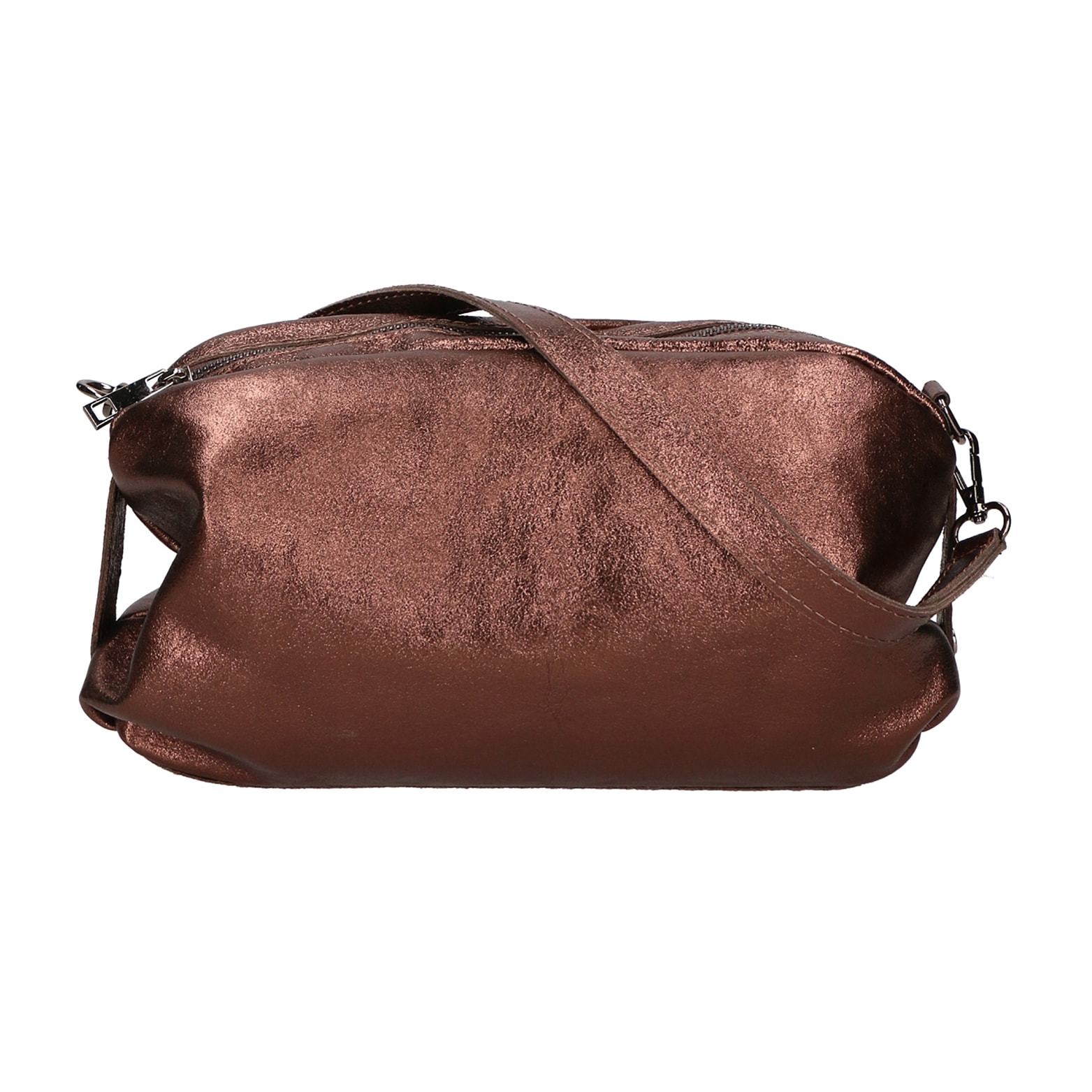 Borsa a Tracolla da Donna Vanessa in Vera Pelle Made in Italy 15x30x13 cm