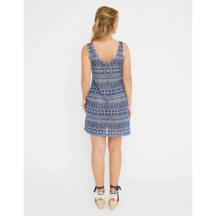 Vestido Corto Azul Marino - Azaila