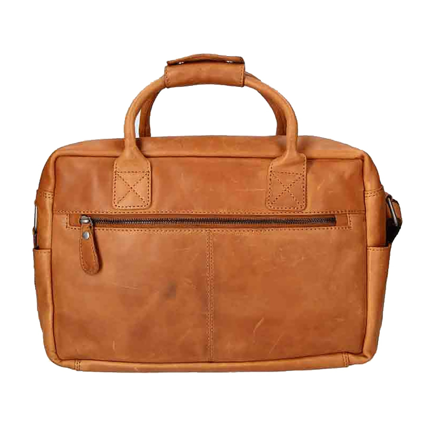 Borsa a mano da uomo - Modello False - Vera pelle di vitello - 40.0 x 30.0 x 10.0 cm