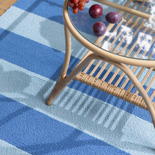 Tapis extérieur kilim fait main rectangle TEMPURA