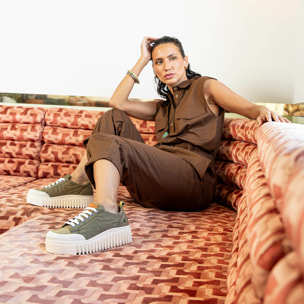 Zapatos 1534 NYLON MALVA/BRIGHTON color Malva