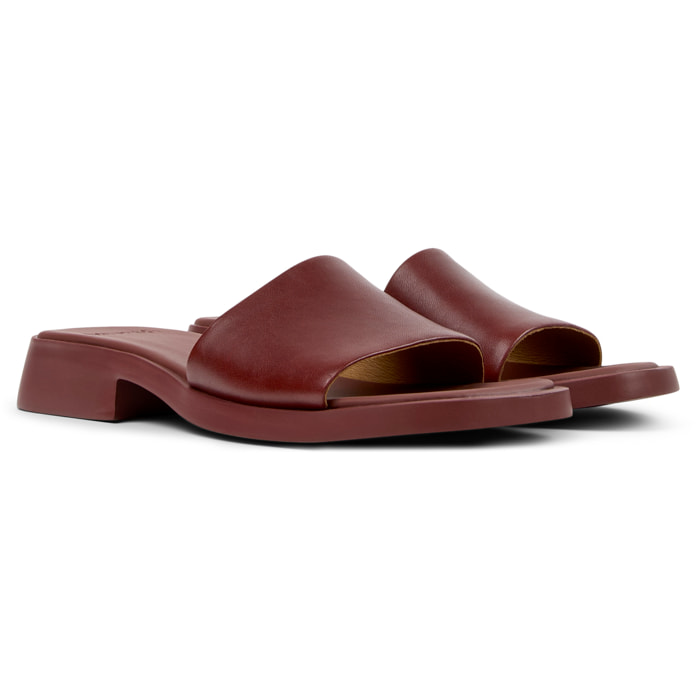 Sandalias - CAMPER Dana - Burdeos - Cuero liso
