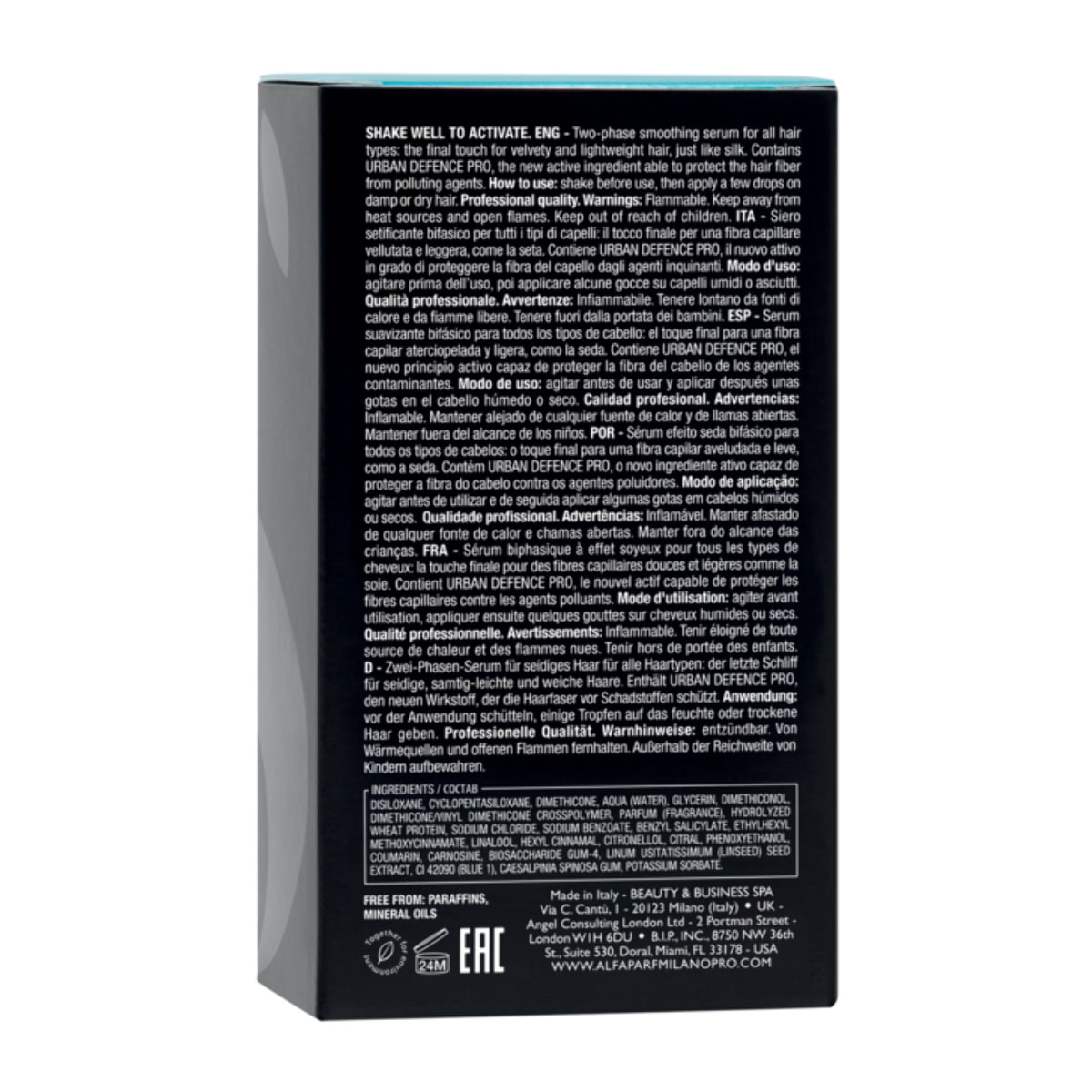 ALFAPARF MILANO Semillas de Lino Cristales de Seda 45ml