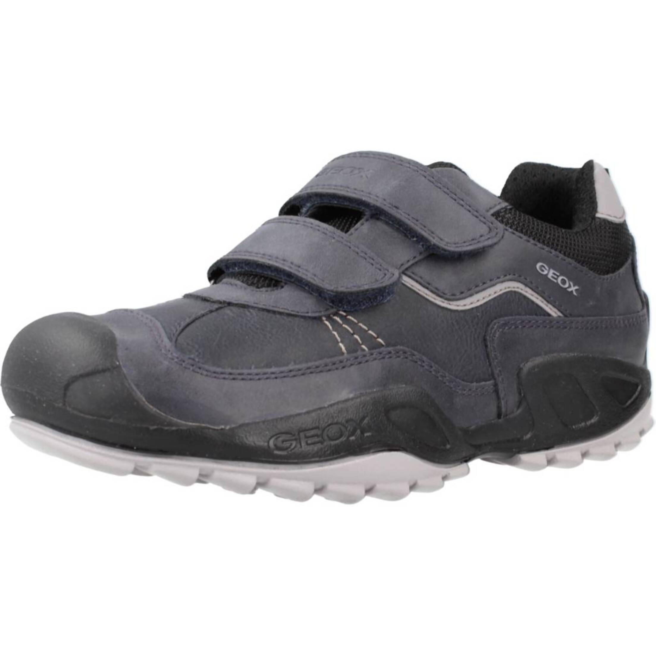 Zapatillas Niño de la marca GEOX  modelo J NEW SAVAGE BOY A NEGRO