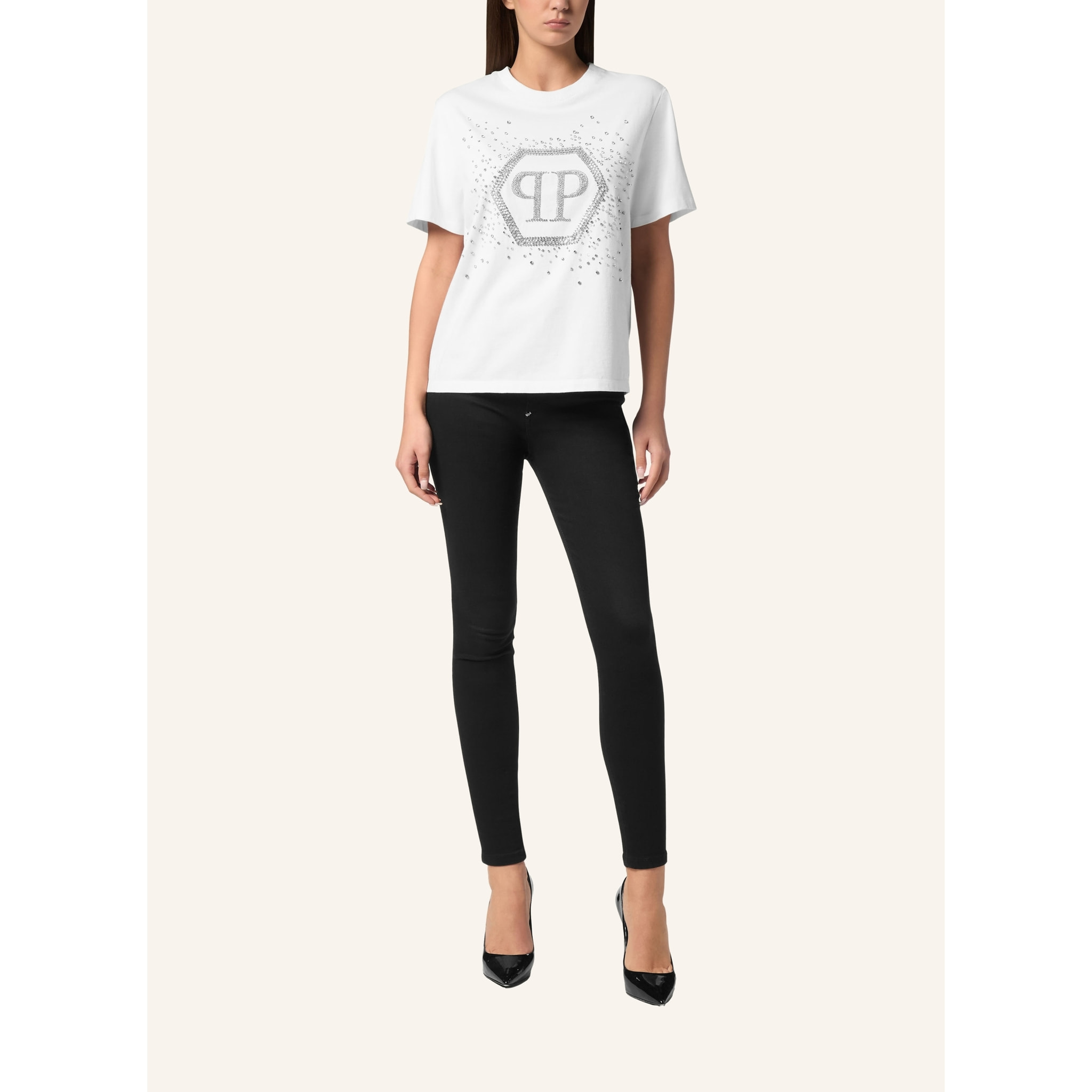 PHILIPP PLEIN Camiseta Hombre Fit HEXAGON