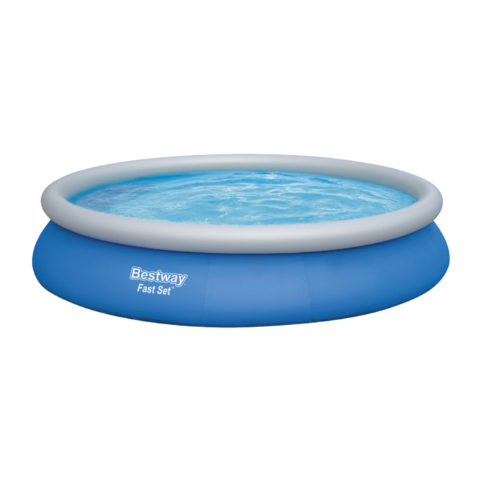 Bestway Piscine autoportante Ronde Fast Set Bleue 457 x 84 cm