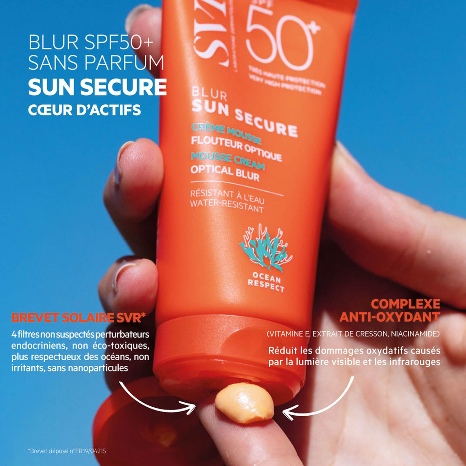Sun Secure Blur SPF50+ - Crème Mousse Très Haute Protection Solaire 50 ml