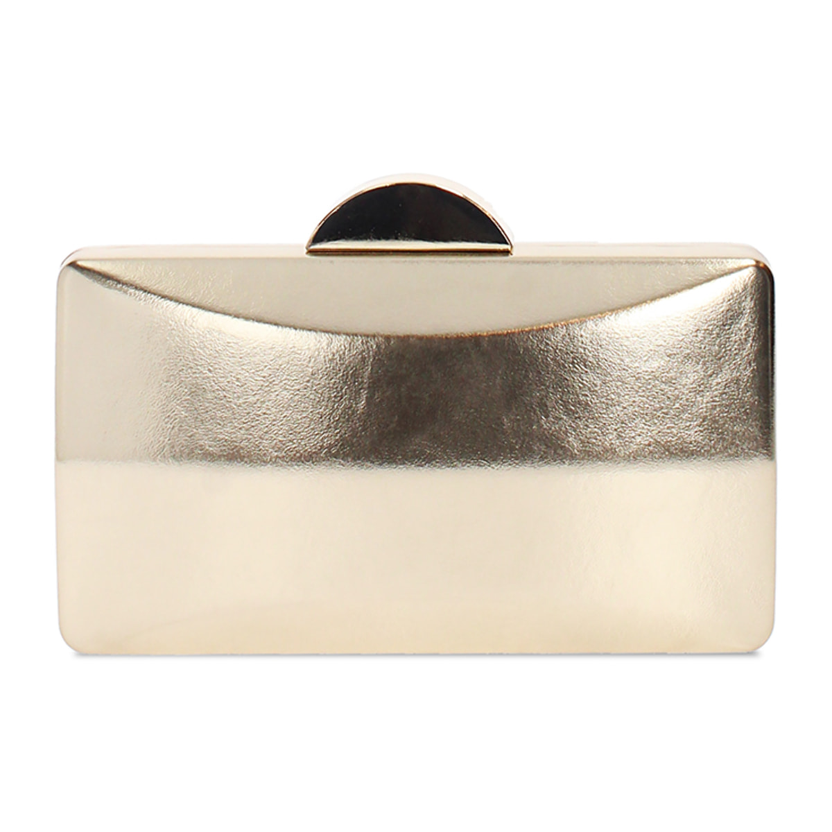 Clutch donna oro in laminato