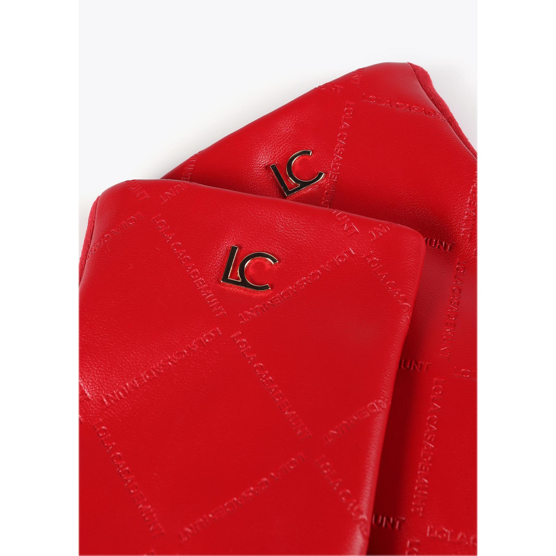 Guanti con Logo a Reticolo