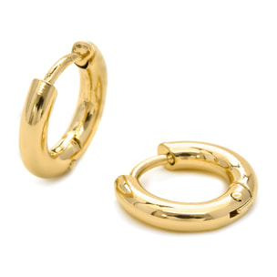 Pendientes acabado oro 18K