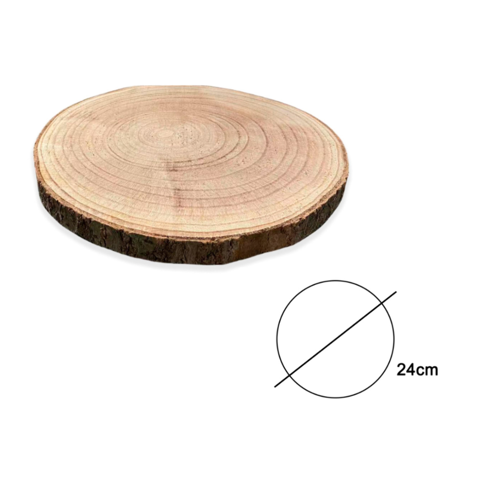 Disco Legno Sottopiatto Sottobicchiere Bois