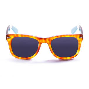 Gafas de sol LENOIR BIARRITZ - Marrón claro y patillas blanco-azul / Marrón