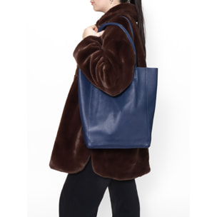 Borsa a mano da Donna Valentina in Vera Pelle Made in Italy 37x40x12,5 cm