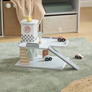 Garage avec accessoires Soan 22x40cm