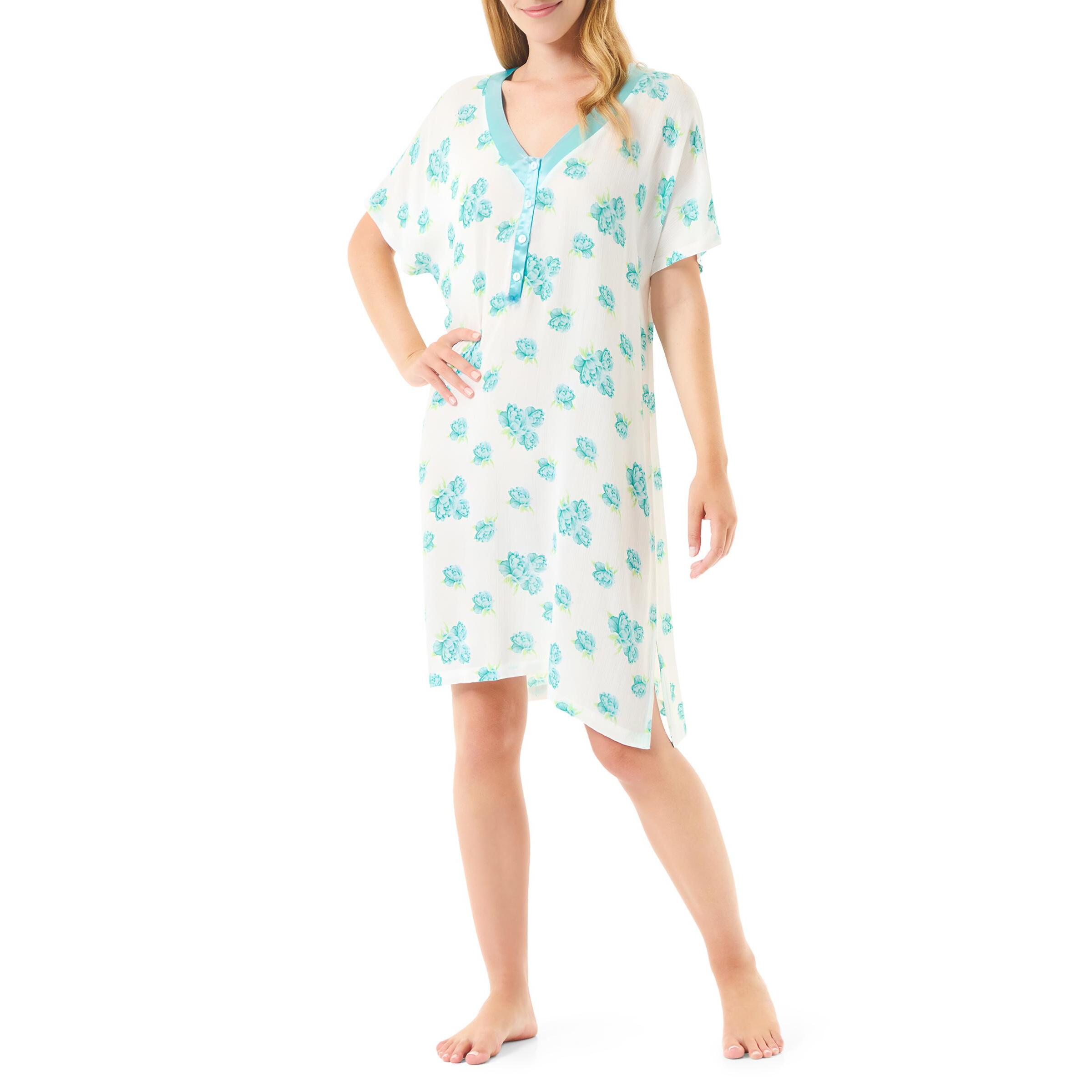 Camisón corto turquesa