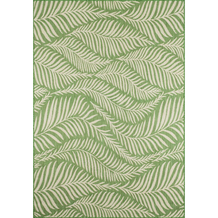 Samba - tapis intérieur extérieur motif feuilles, vert