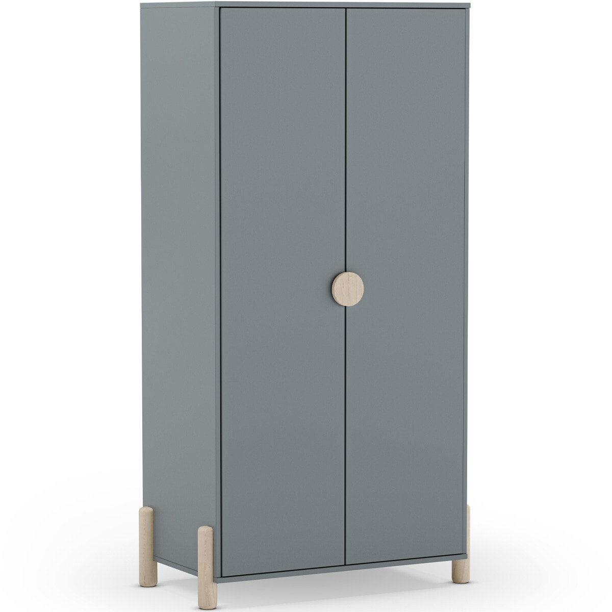 Armoire enfant 2 portes en bois - BASTIEN