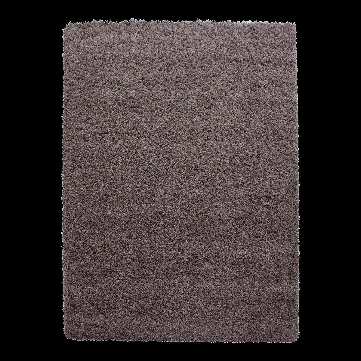 Tapis poils longs shaggy tissé motif uni ROCA