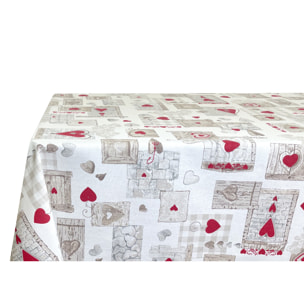 Tovaglia Cucina In 100% Cotone Made In Italy Disegno San Candido 140x240