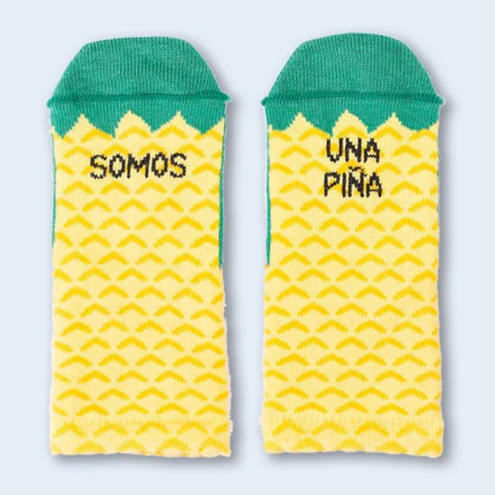 Mini Calcetines "Somos una piña" New Piña talla 31-34