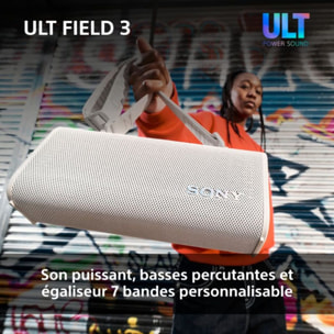 Enceinte portable SONY ULT FIELD 3 Blanc mineral