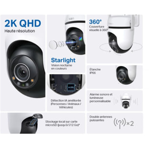 Caméra de surveillance TP-LINK Tapo C520WS