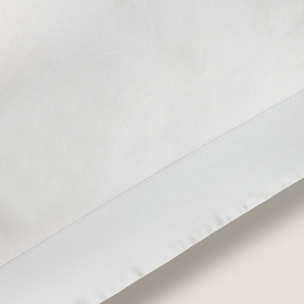 Funda de cuadrante seda y algodón satén Silkcot color blanco Seda