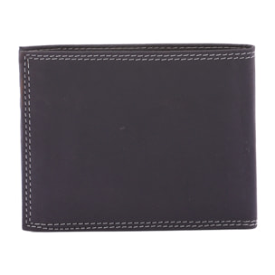 Portafoglio  da uomo In Vera pelle Made in Italy 9,5x12,5x2,5 cm