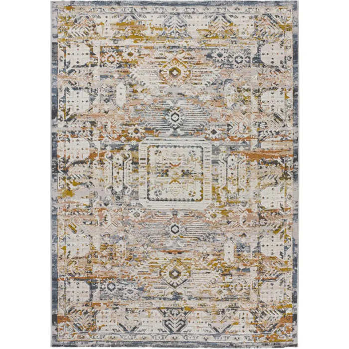 SPRINGS Alfombra estilo vintage de pelo corto multicolor, varias medidas disponibles