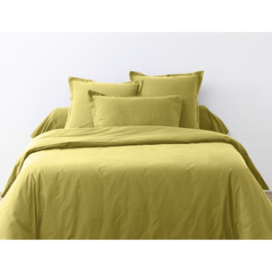 Parure Housse De Couette + 2 taies 100% Coton 57fils Gold