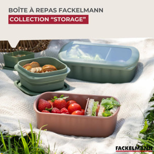 Lunchbox Terracotta à compartiment réglable sans BPA Fackelmann Storage