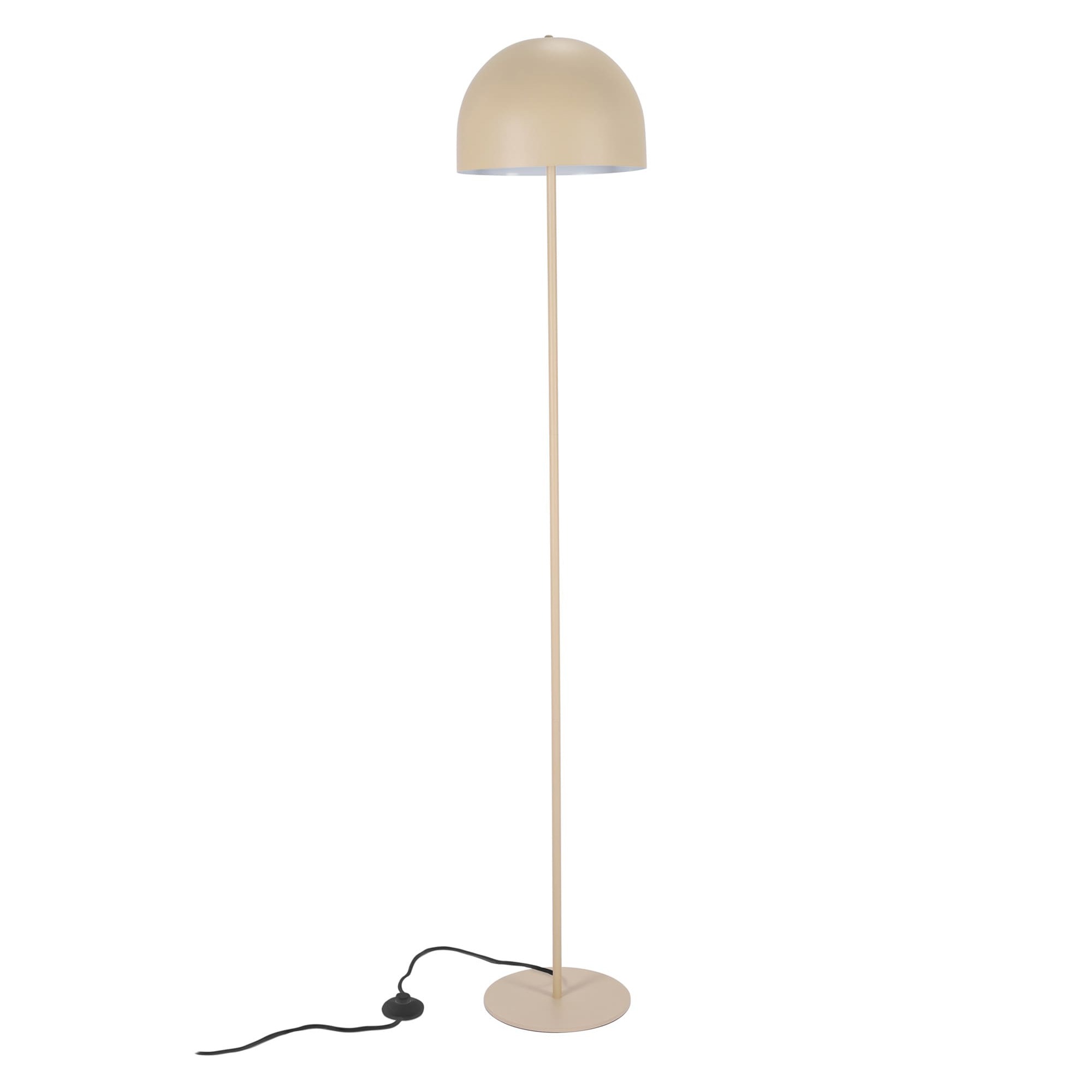 FORLIGHT Fres pie de salón beige para bombilla E27