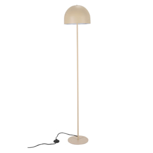 FORLIGHT Fres pie de salón beige para bombilla E27