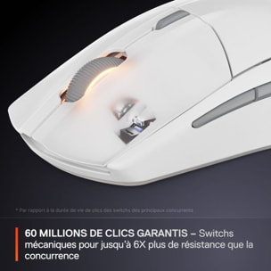Souris Gamer Sans Fil STEELSERIES Rival 3 WL Gen 2 Blanc