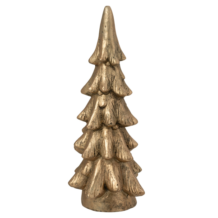 J-Line décoration Sapin de Noël - magnésium - or - small