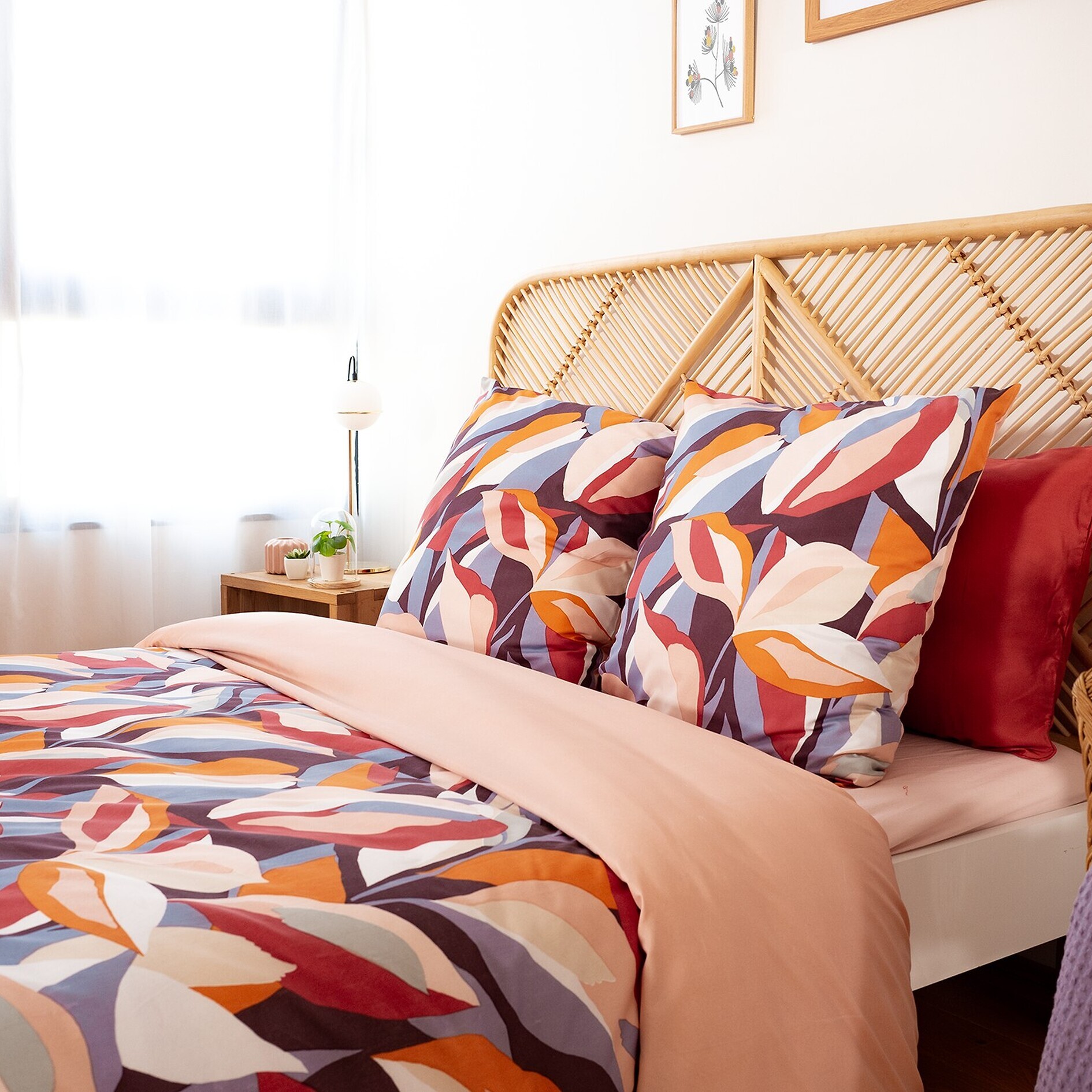 Parure Housse De Couette 3pcs 100% microfibre 72gsm Exuberance