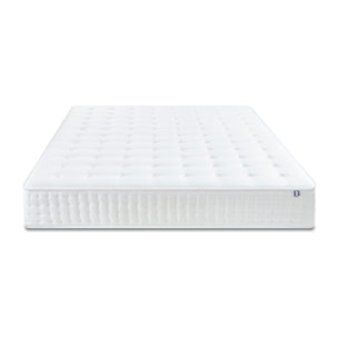 Matelas Vendôme, Soutien Ferme, 25 cm, Mémoire de Forme & Mousse Supersoft, Fabrication Française, Déhoussable
