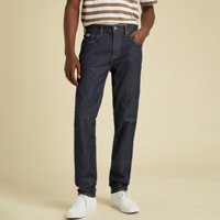GUESS Originals - Jeans - coupe slim - coton - logo - bleu denim foncé