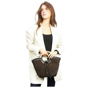 Borsa a mano Cheval Firenze Clara Mini F/W Taupe Scuro