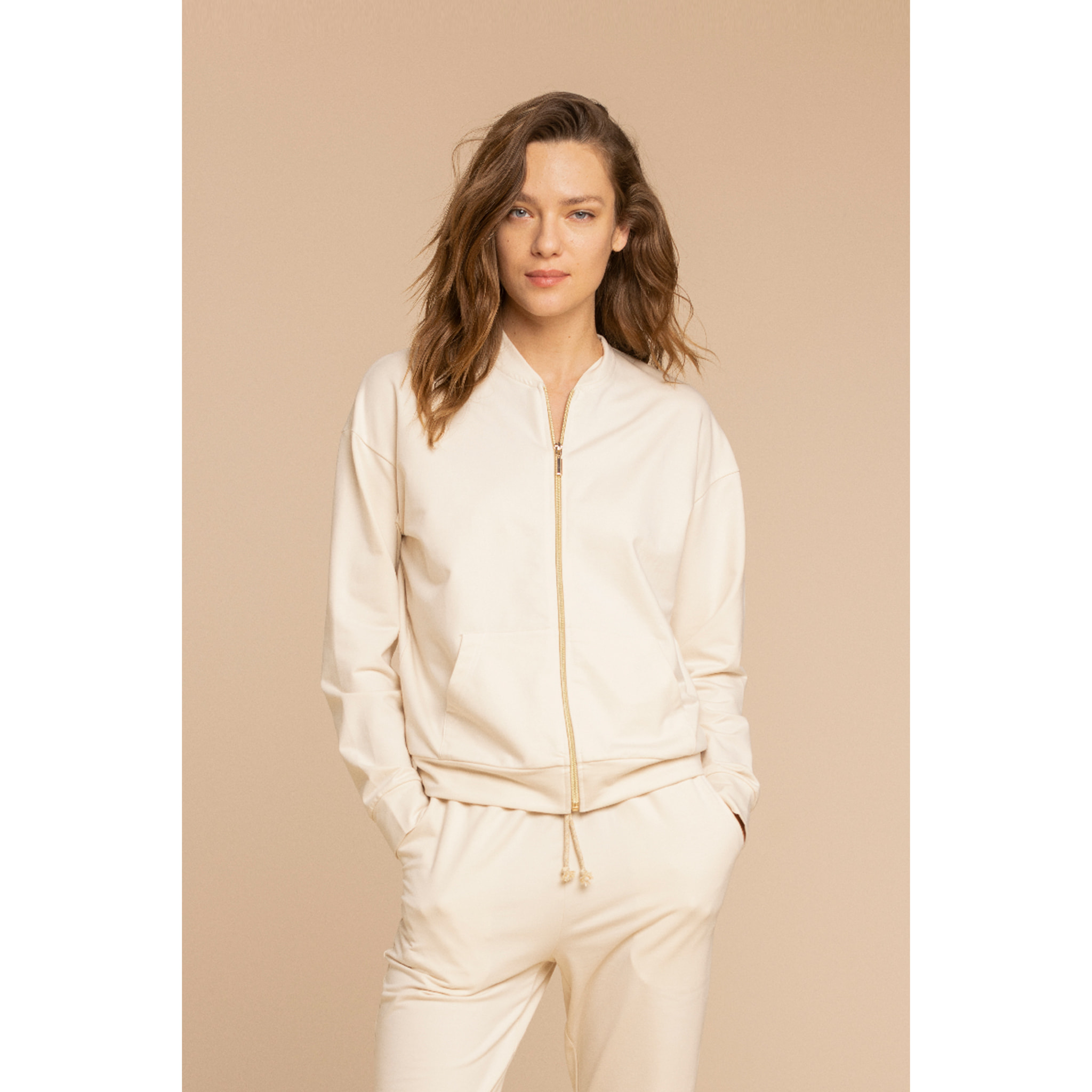 Completo loungewear donna felpa di cotone madrid Noidinotte