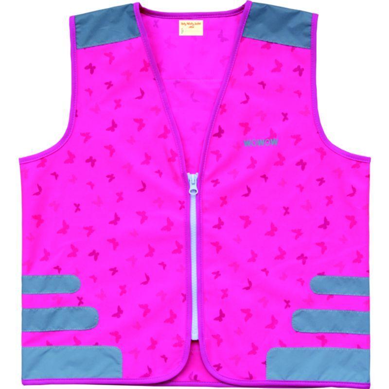 Gilet réfléchissant WOWOW rose pour enfant - Taille L
