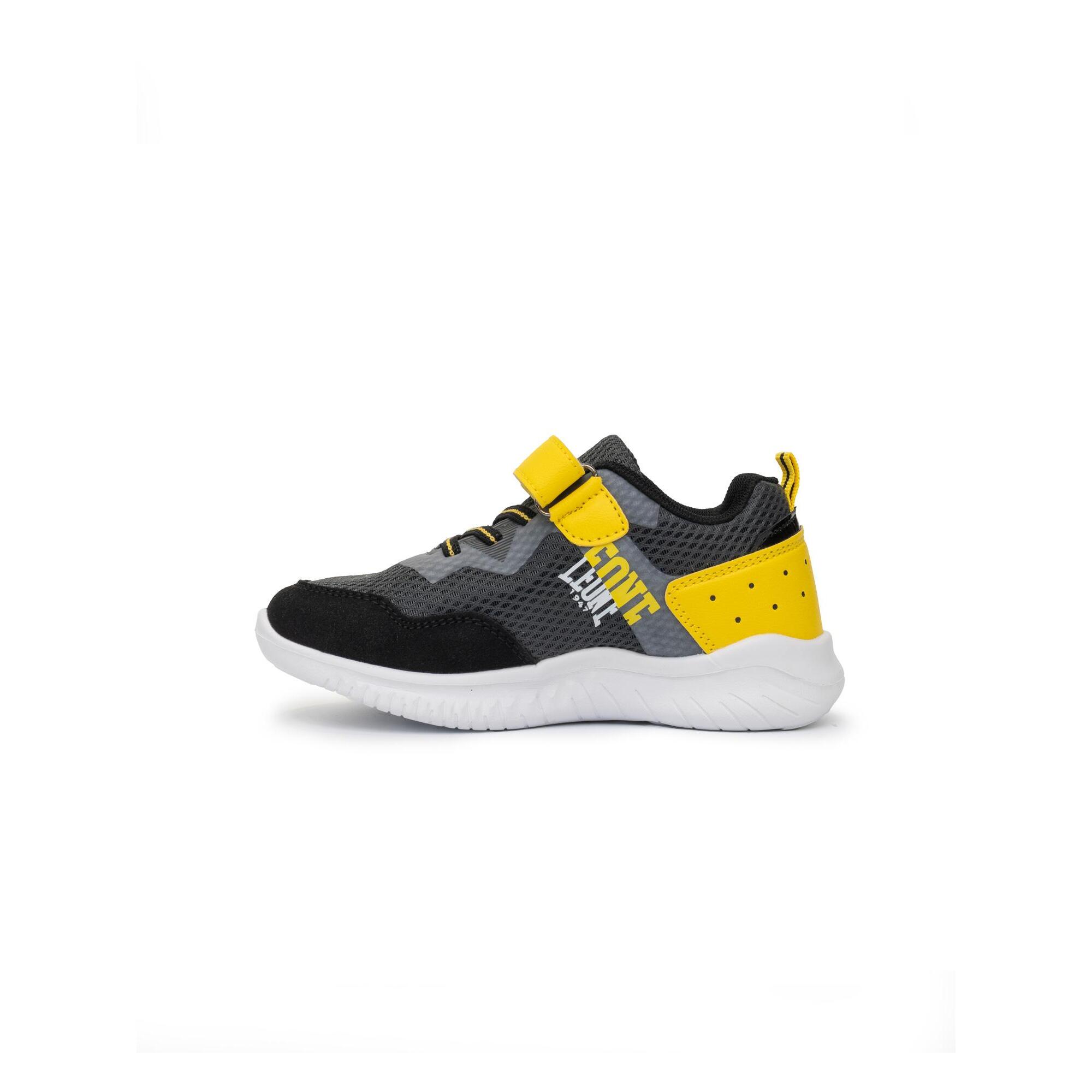 Sneakers da bambino con strap e lacci Leone 1947 Dots
